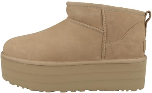 UGG Damen Boots Classic Ultra Mini Platform Beige 39
