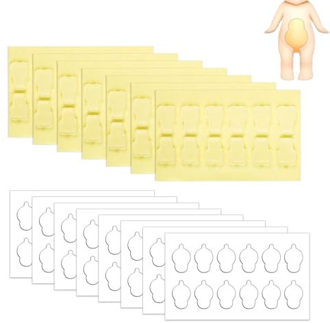 180pcs Rubans Adhésifs pour Sonny Angel, Tampons Adhésifs Transparents Double Face Mini Figurine Poupée Remplacement de Mastic Adhésif Amovible Sans Trace pour Sonny Baby