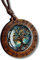Tied By Love Boho Spiritual Tree Of Life Wooden Pendant Necklace Men's Women's Jewellery Adjustable Rope Chain Punk Boho Neckwear Jewellery Unisex Gift 45cm - 86cm Faux Leather Chain