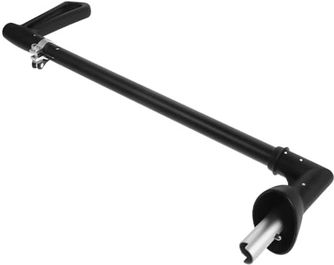 Schiebestange für Scooter und Kinderwagen, Schwarz, Ersatzteil | Kunststoff und Legierung, Ergonomisch Geformt, Stabile Ausführung, für Push und Stroller