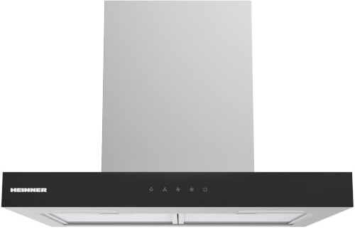 Heinner HDCH-MD60TIX Dunstabzugshaube Wandmontage 60 cm | Edelstahl & Glas | 600 m³/h Saugleistung | 3 Geschwindigkeiten | leise & energieeffizient | 5 Jahre Garantie