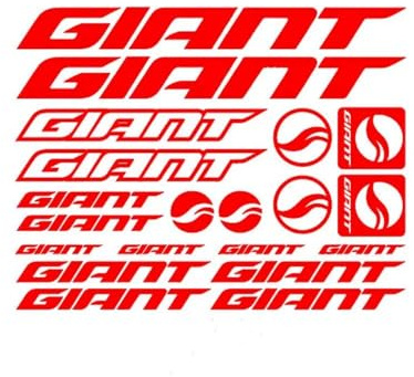 Autozubehör 20 Stück Für Bausatz Giant Adesivi Bici Aufkleber Fahrrad Mtb Bicicletta Vinyl Mountain