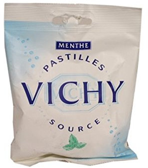 Pastille VICHY Menthe, Bonbons mit Mineralien der Vichy Quellen, französische Pfefferminzbonbons, 230g