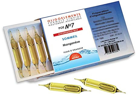 BIOLIGO Préparation en oligoéléments - POE N°7 - Fleur d'oranger - Manganèse - 20 ampoules de 2ml
