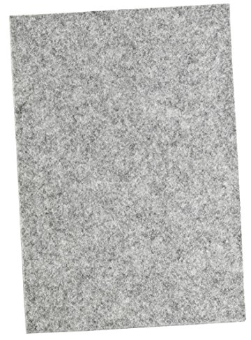 haggiy Filzgleiter - Filzplatten selbstklebend, 5,0 mm stark, grau, DIN A4 (210 x 297 mm)