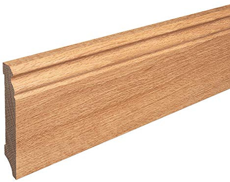 Sockelleiste Massiv Holz Eiche natur geölt Hamburger Berliner Profil 100mm