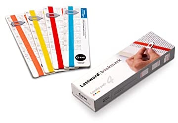 Besondere Lesezeichen, elastisches Lesezeichen für Männer, Frauen und Kinder, ausgezeichnete Geschenkidee für Leser, Abschluss, Geburtstag, nette Geschenke für Lehrer, Design-Geschenke - 4 Lastword