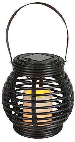 Solar-Laterne Rattanstyle