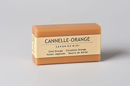 Seife mit Karité-Butter Zimt-Orange