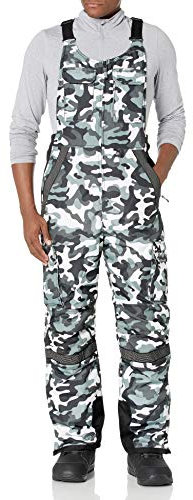 Arctix Tundra Ballistic Bib Overalls with Added Visibility, Salopette con Bretelle Uomo, A6 Camo Nero, 4X-Large (52-54W 34L)