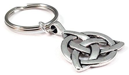 Triquetra, style irlandais, porte-clés (nœud celtique, 3,5 x 2,7)