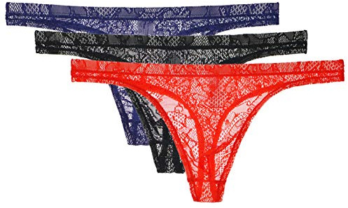 Yomie Culotte Ultra-Fine pour Hommes en Dentelle Transparente Douce Sexy String