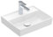 Villeroy & Boch Collaro Handwaschbecken, 450 x 370 mm, ohne Überlauf, ungeschliffen, 433446; Farbe: Weiß Ceramicplus