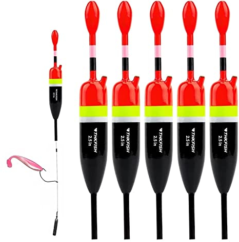 THKFISH Fishing Bobbers and Floats - Slip Bobbers for Crappie Fishing, Balsa Floats