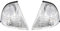ARS Sport Intermitentes E46 Berlina Touring pre-restyling pilotos delanteros blancos intermitencias delanteras blancas look M3 sedan ranchera familiar (ver modelos compatibles en descripción)