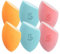 Real Techniques Schwämme zum Mischen von Make-up, Miracle Complexion, Miracle Powder und Miracle Airblend Sponges, zum Mischen und Backen, zur Verwendung mit Foundation und Puder, 6er-Pack