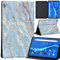 Case For Lenovo Tab M10 FHD Plus 10.3 inch (TB-X606X TB-X606F) Leather Case with Auto Wake-up, Flip Case for Lenovo Tab M10 FHD Plus Cover (light blue marble)