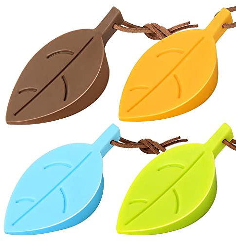 4 Pcs Doorstops Silicone Door Stoppers,Door Stoppers Door Stopper Wedge,Rubber Door Stoppers Silicone Leaf Door Stopper,Secure Door Wedges Finger Protectors for Home Office