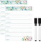 2 Pcs Weekly Dry Erase Boards for Wall Magnetic Calendar Whiteboard with 2 Pcs Markers Weekly Calendar for Fridge Meal Planner Menu White Board for Kitchen
