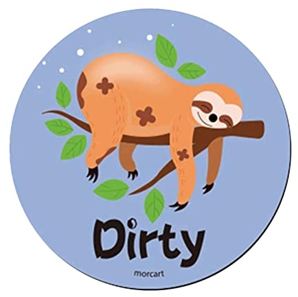 ZCSXK Dishwasher Clean Dirty Sign - Dishwasher Magnet With Animal Logo | Dishwasher Magnets, Dirty Clean Signal Indicator Powerful Double Sided Kitchen Indicator