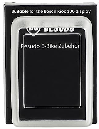 Besudo Schutzhülle passend für Bosch Kiox 300 Display- Displayschutz für E-Bike Display Kiox 300 vor Kratzern und Stößen - Transparent Schutz Cover Fahrradcomputer Hülle -1er Pack