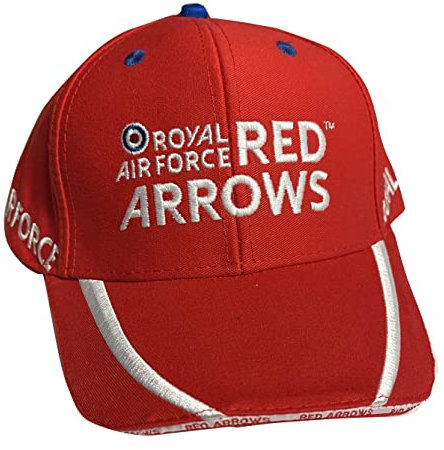 Red Arrows Royal Air Firce Snapback Cap – offizielle Bekleidung, burgunderfarben, 58