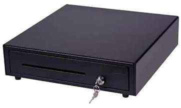 Kassenlade QUORION 330F für PC/POS Kassensysteme & Bondrucker mit 9 12 oder 24 V Anschluss RJ11 mit 8 Münz und 4 Scheinfächern, 2 Schlüsseln, robuste Erstausrüsterqualität