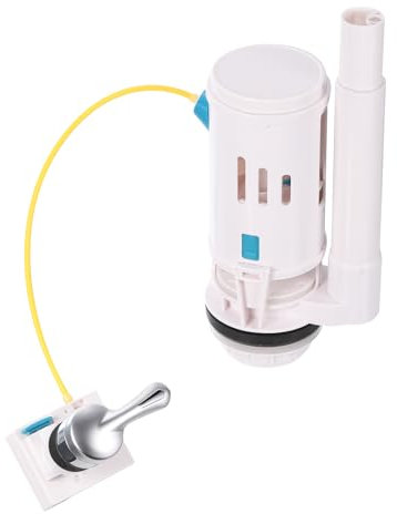 uxcell Toilet Flush Valve Fitting, Flush Valve Split Lever Handle Converter Kit, Water-Saving, with Gasket for Use with Standard 2-inch Flush Valves