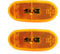 Generisch 2x LED Seitenmarkierungsleuchten Markierungsleuchten Positionleuchte Orange 12V Standlicht für Sprinter/Crafter