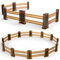 Oriate Farm Animals Fences Magnetic Tiles, 18pcs Magnet Fencing Compatible Garden Farming Zoo Dinosaur, Magnetic Structural Construction Magnets Tile Building Blocks Toys Accessory