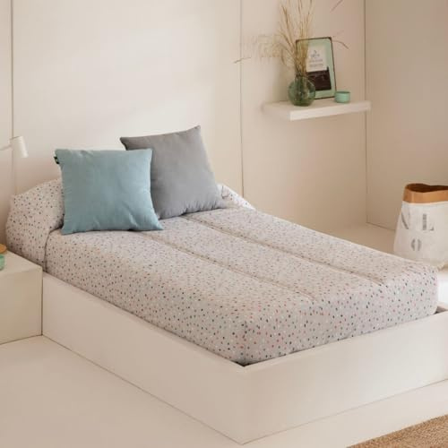 Lanovenanube Verstellbare Bettdecke, 90 cm, Baumwolle, Polyester, 150 g