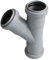 Pipe Connector 40mm 45 Degree Y-Shaped Strainer Connector Waste Pipe Joiner Waste Compression Fittings for Bath, Kitchen Sink