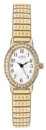 Limit Damen Analog Quarz Uhr mit Edelstahl Armband 6030.01