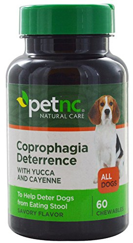 PetNC Natural Care Stool Eating Deterrent Chewables for Dogs, 60 Count