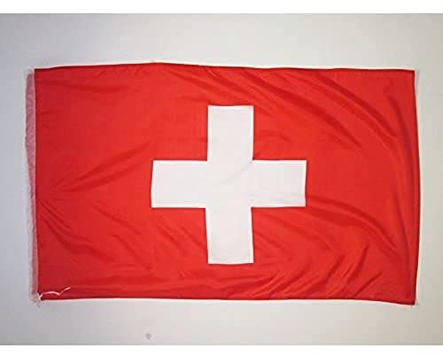 AZ FLAG Bandera de SUIZA 150x90cm especial hinchas - Bandera SUIZA 90 x 150 cm