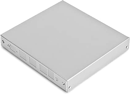 PC Engines CASE1D2U - Gehäuse für APU-Serie, 3X LAN, 1x USB, 2X WLAN, Silber
