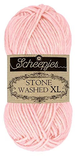 Scheepjes Stone Washed XL 50 g – 860 Rose Quartz, Cotton-Acrylic Blend