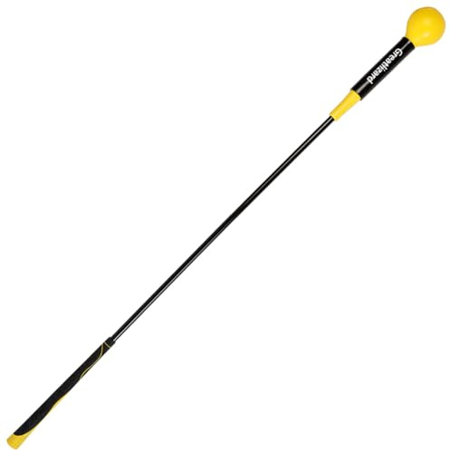 Greatlizard Golf Swing Trainer Aid 48/40 Warm-Up Stick for Strength Flexibility Tempo Training Golf Practice Aid with Weighted Head Swing Corrector for Men Women