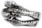 Ring Edelstahl Bikerring Kralle Klaue Edelstahlring Biker Outlaw Gothic (62 (19.7))