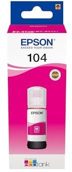 Epson EcoTank 104 Original Tintenflasche, Magenta