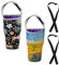 TuNan Tumbler 30oz Carrier Holder Pouch with Shoulder Strap, Fit for YETI, Rtic, Atlin, Ozark Trail, Rambler 30 oz Insulated Tumbler Coffee Cup, Neoprene Sleeve with Carrying Handle - 2 Styles