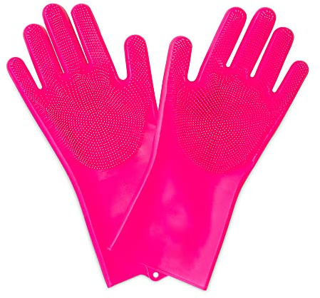 Muc-Off Unisex – Erwachsene Soft Goods guanti officina Reinigung Von Handschuhen, Rosa, S (1er Pack)