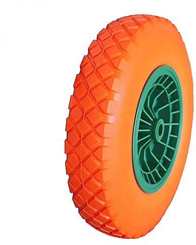 Linxor - Roue increvable pour brouette 38.5 x 9 cm - Axe 20 mm