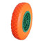 Linxor - Roue increvable pour brouette 38.5 x 9 cm - Axe 20 mm