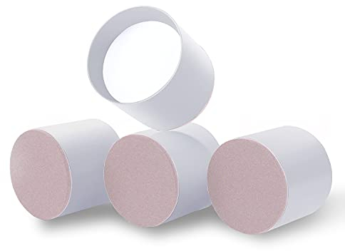 RCHYFEED Furniture Risers Heavy Duty 2 inch Solid Steel, Wider Bed Risers for Saving Space Adds Height 5cm, Bed Raisers 4-Pack Elephant Feet Chair Raisers Table Sofa Riser Supports 10,000 lbs, White