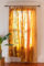 Rajbhoomi handicrafts Bunte Vorhänge, lichtfilternd – Boho-Vorhänge, Betthimmel, Wandteppich oder Fensterdekoration, Shree-Paneele, gelbe Farbe (84 x 43 Zoll)