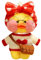 Tittaty Christmas Duck Plüschtier Weihnachten Kostüm Ente Kuscheltier Cartoon Toy Niedlicher Kopfbedeckung Tasche Brille Tolle Weihnachsgeschenke Freunde Geburtstagsgeschenk