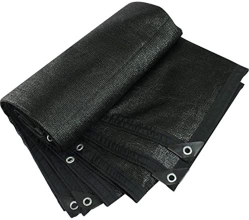 Panno Ombreggiante per Esterni,Rete Ombreggiante Antistrappo,Tenda da Sole Crittografia a 6 Pin,Rete Telo Ombra Antivento Anti-UV 75%,per Serre,Balcone,Giardino,Con Occhielli (3x8m/9.8x26.2ft)