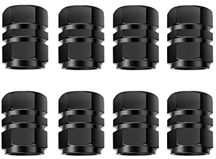 Rnitle Tapas de Válvula de Neumático de Coche[8 Paquetes],Tapas De Vástago De Aluminio para La Rueda de Moto,Bicicleta o Patín