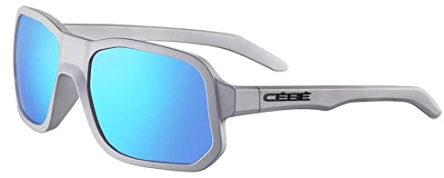 Cébé Unisex Sonnenbrille, Outspeed Silver Light Matte-Zone Grey Blue, L
